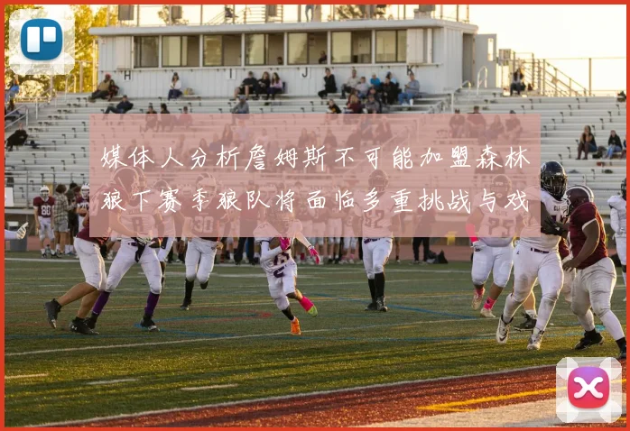 媒体人分析詹姆斯不可能加盟森林狼下赛季狼队将面临多重挑战与戏剧性事件