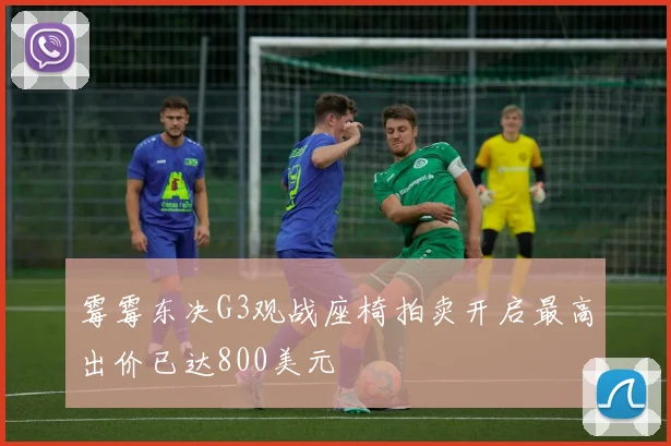 霉霉东决G3观战座椅拍卖开启最高出价已达800美元